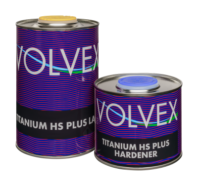 Лак VOLVEX Titanium HS Plus 0,5л +отвердитель 0,25л фото в интернет магазине Новакрас.ру
